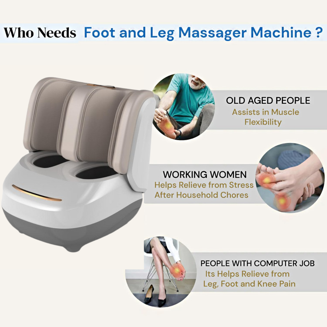 RIAR ELUX Leg & Foot Massager for Pain Relief | India's best leg massagers