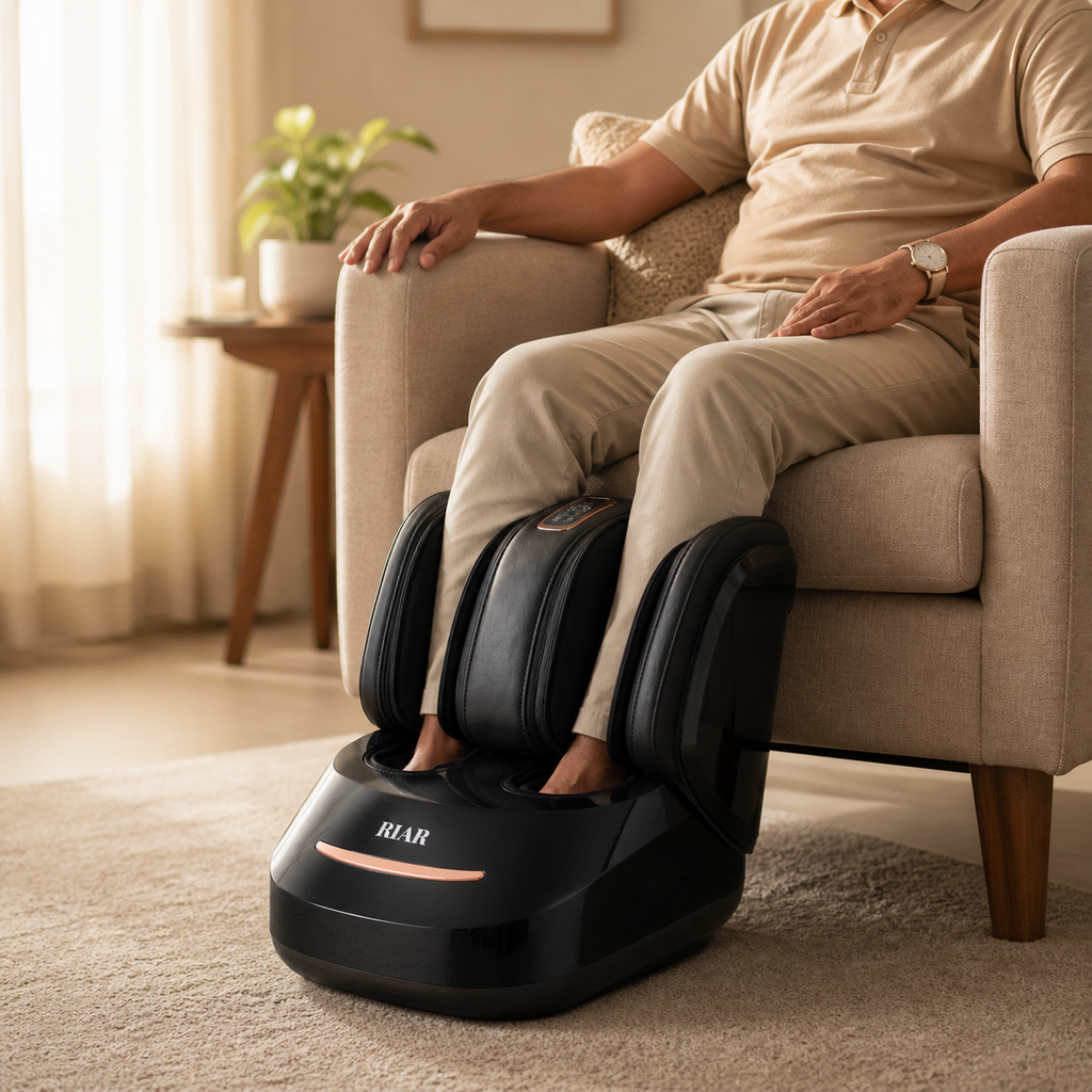 RIAR ELUX Leg & Foot Massager for Pain Relief | India's best leg massagers